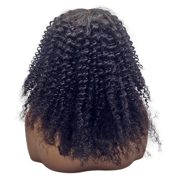 kinky 5x5 Curly شعر مستعار البشر الدانتر