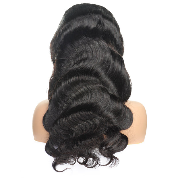 Körperwelle 13x4 Perückenperücke - 100% Haar Remy Natural