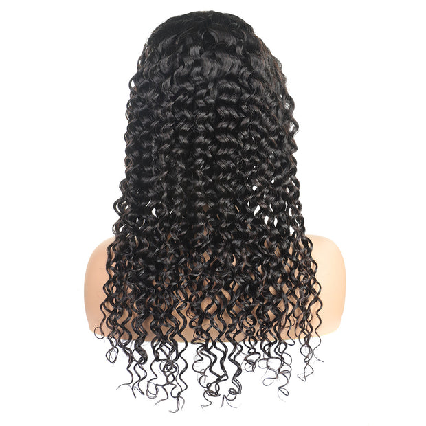 Deep Wave wig 13x4 WIG lace - 100% Hair Remy Natural