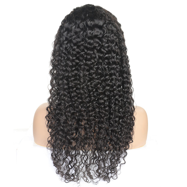 Curly 13x4 الدانتيل شعر مستعار مجعد - الشعر الطبيعي 100 ٪