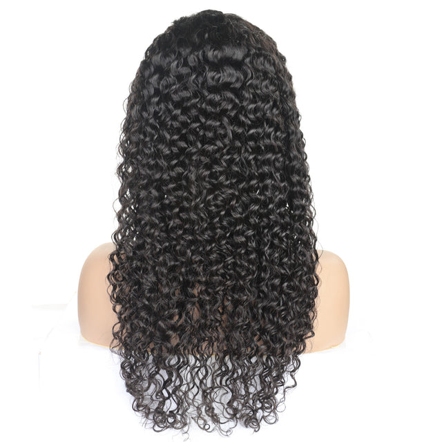 Curly 13x4 Lace Perücke lockige Perücke - 100% natürliches Remy Haare