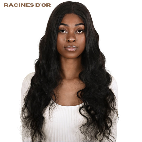 Ondulé (Body Wave ) Sans colle & Couleur naturel
