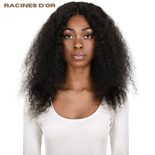 Curly Perücke (lockig) ohne Kleber # Spitze 13x4 & 100% natürliches Remy -Haar & natürliche Farbe