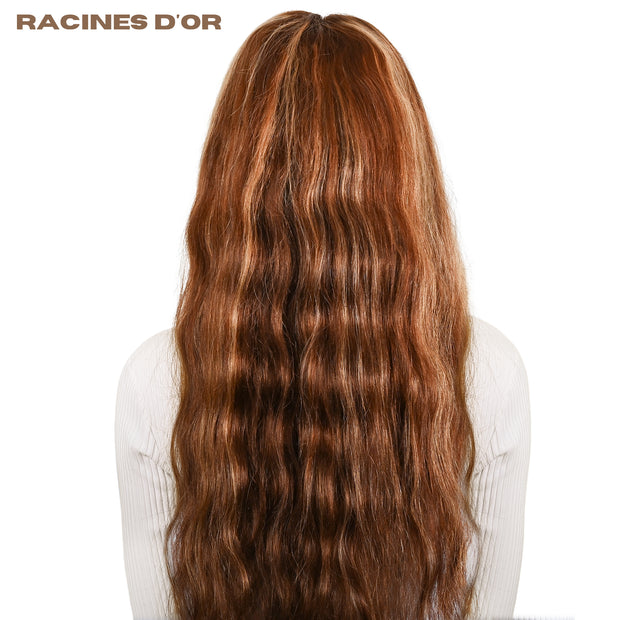 Wry Perücke (Körperwelle) ohne Kleber # Spitze 13x4 & 100% Haar natürliche Remy & Farbblond Meil