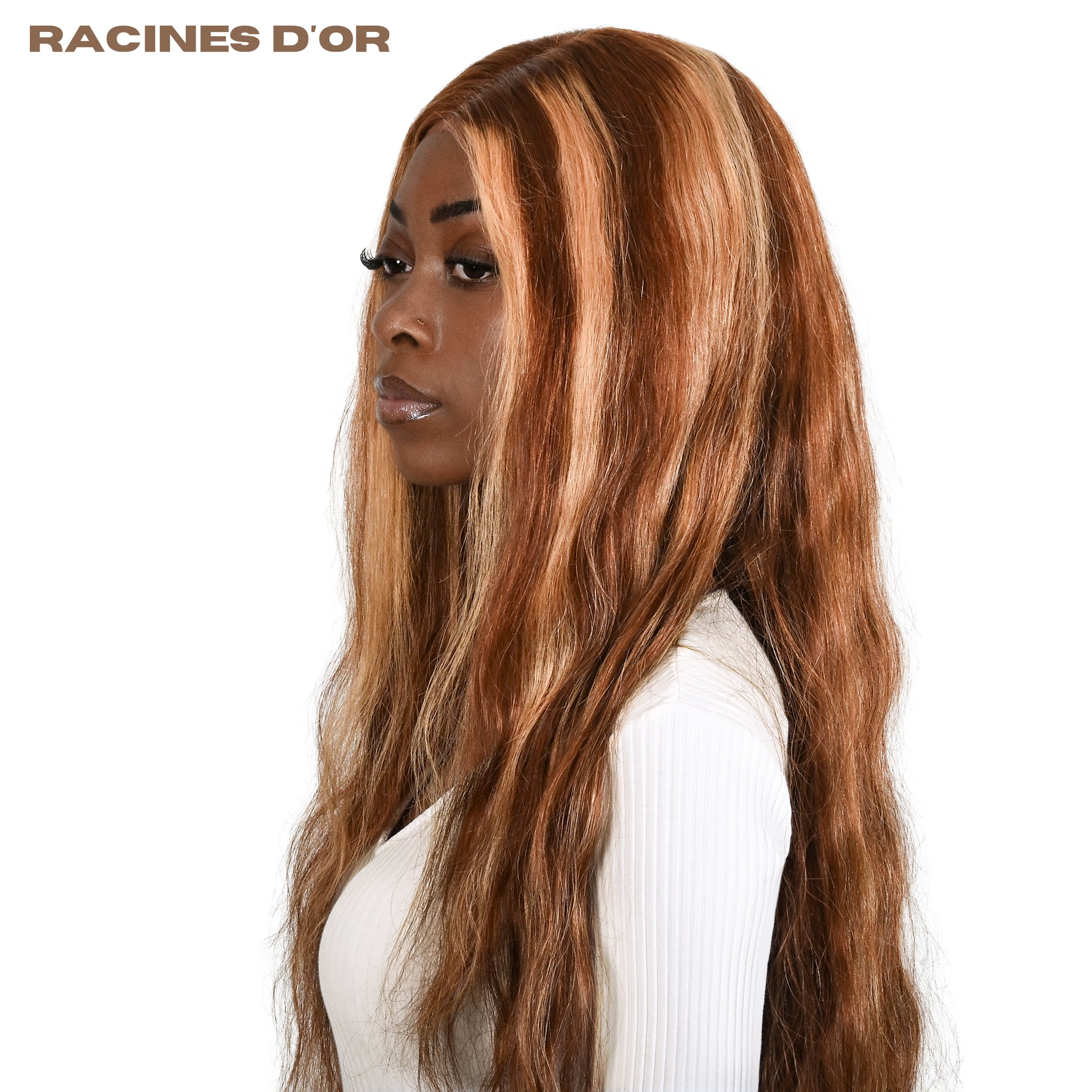 Wave (Body Wave) without glue & honey blonde color