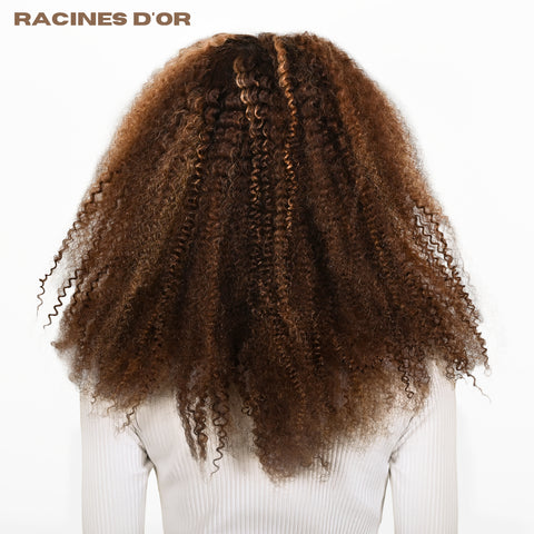 Bouclée (Kinky Curly) & Couleur P4/27 Blond Miel