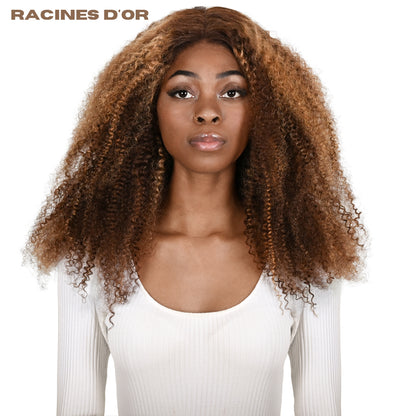 Curly (versauter lockiger) und Farbe P4/27 Blonde Honig