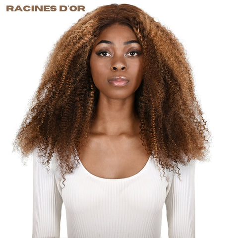 Bouclée (Kinky Curly) & Couleur P4/27 Blond Miel