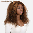 Curly Perücke (versauter Curly) # 5x5 & 100% Natural Remy Hair & Color P4/27 Blonde Honig