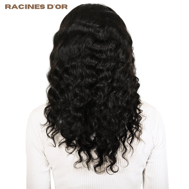 Wandpy -Perücke (lose tief) ohne Kleber # Spitze 13*4 & 100% natürliches Remy -Haar & natürliche Farbe